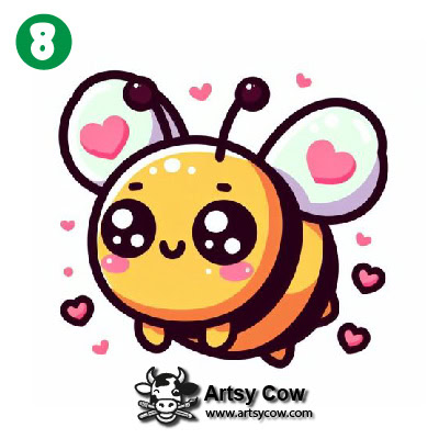 Final Touches to Your Bumble Bee Drawing